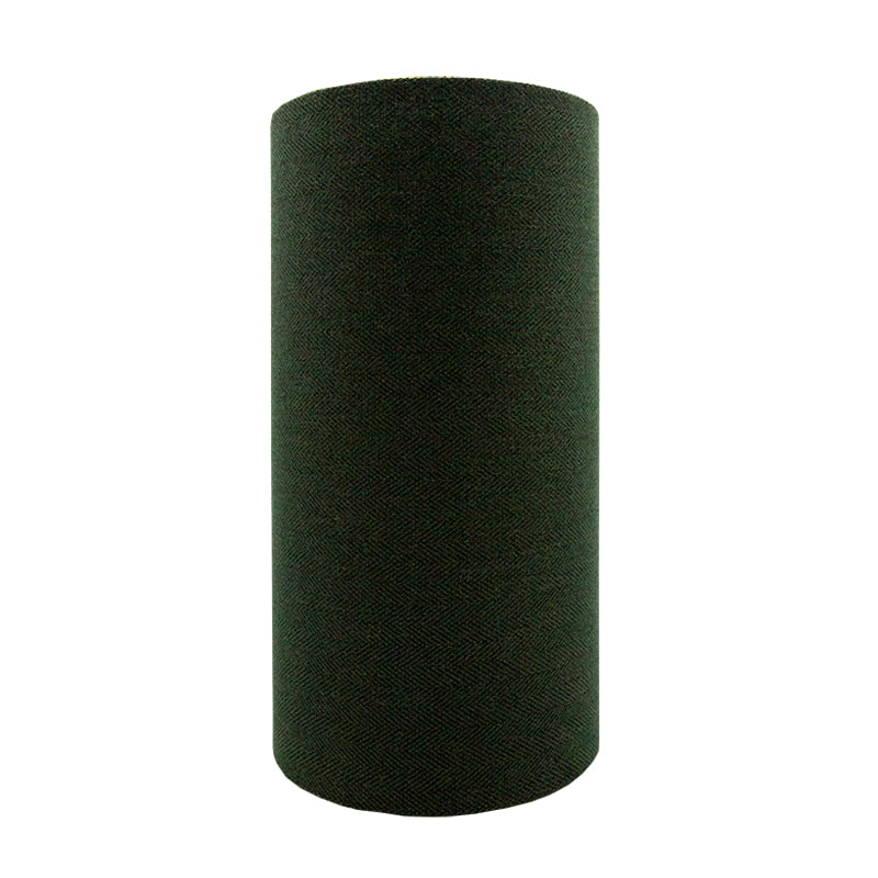 Toad Green Herringbone Tall Drum Lampshade