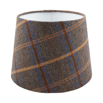 Margo Umber Tartan French Drum Lampshade