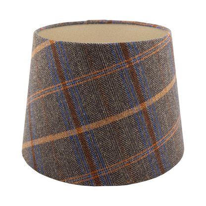 Margo Umber Tartan French Drum Lampshade