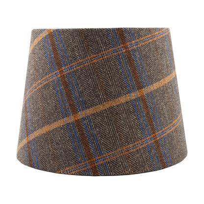 Margo Umber Tartan French Drum Lampshade