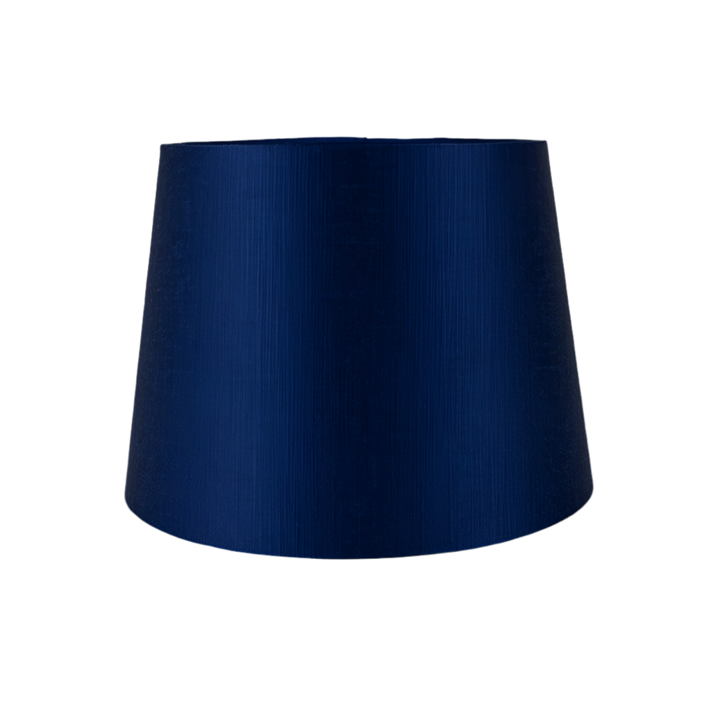 Midnight Blue Satin French Drum Lampshade