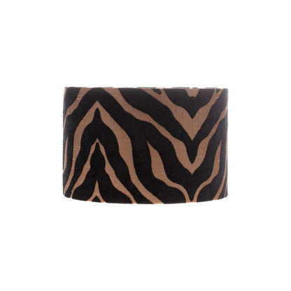 Tiger Stripe Black Bronze Drum Lampshade