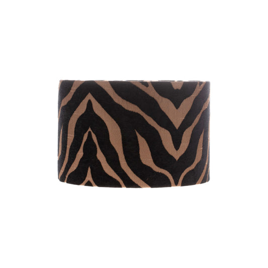 Tiger Stripe Black Bronze Drum Lampshade