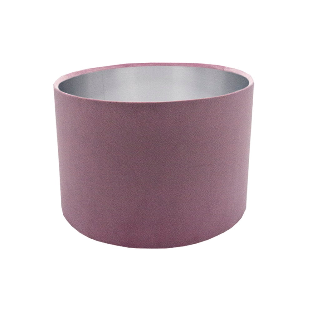 Lavender Velvet Drum Lampshade