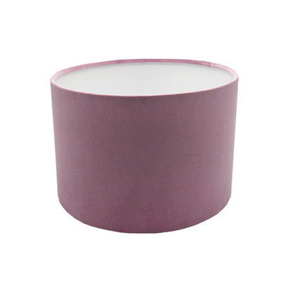 Lavender Velvet Drum Lampshade