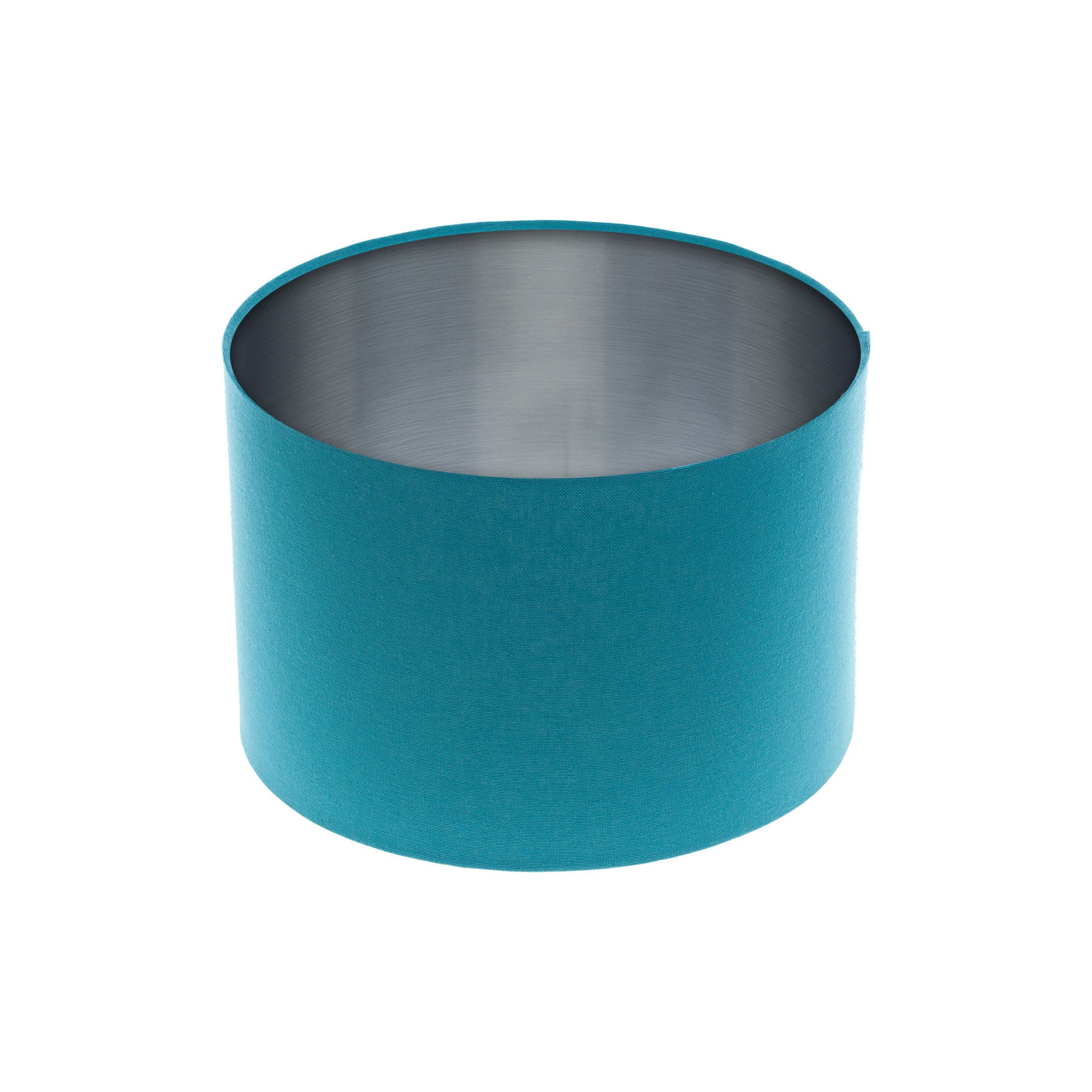 Aqua Blue Drum Lampshade