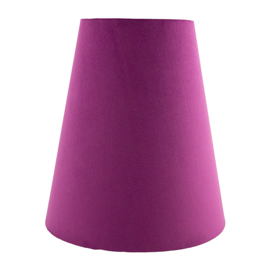Aubergine Velvet Tall Empire Lampshade