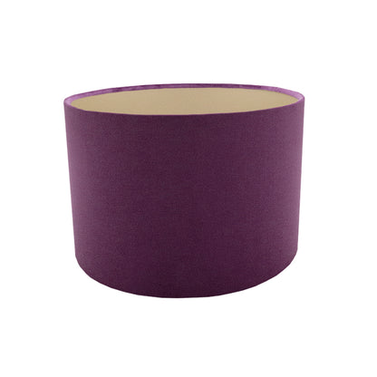 Aubergine Velvet Drum Lampshade