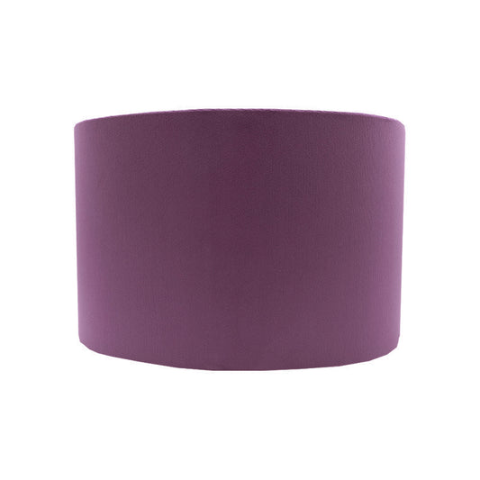 Aubergine Velvet Drum Lampshade