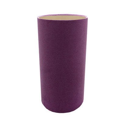 Aubergine Purple Velvet Tall Drum Lampshade