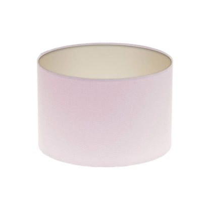 Baby Pink Drum Lampshade Champagne Inner