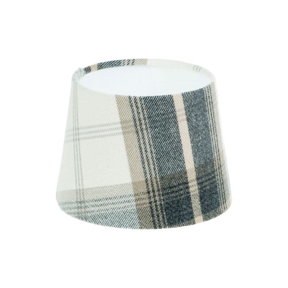 Balmoral Charcoal French Drum Lampshade