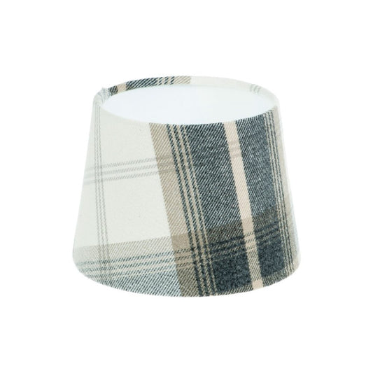 Balmoral Charcoal French Drum Lampshade