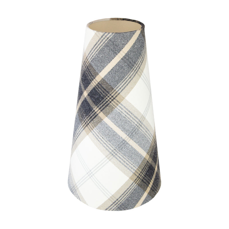 Balmoral Charcoal Tall Tapered Lampshade