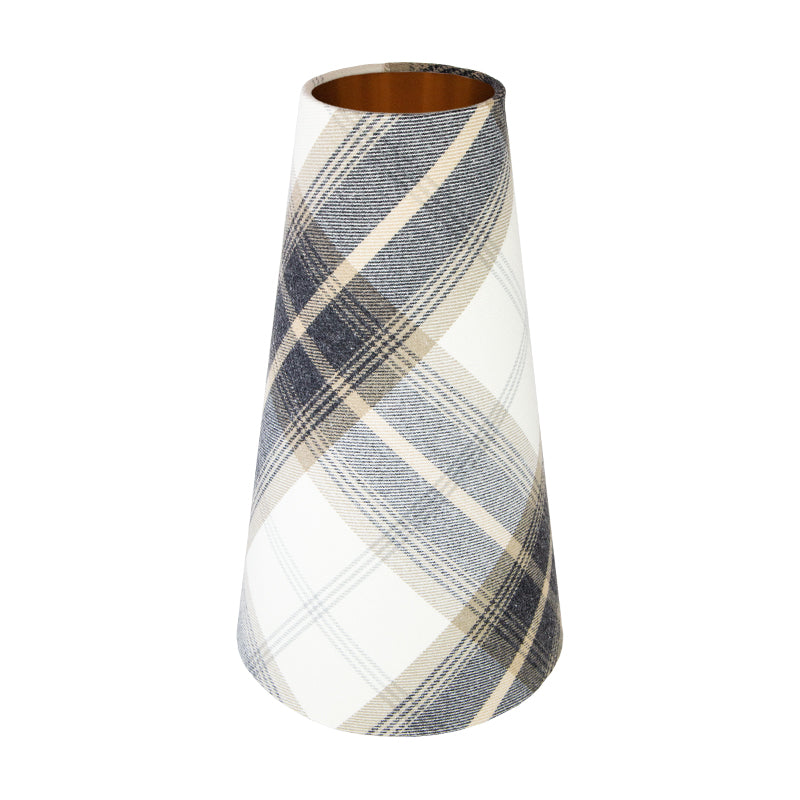 Balmoral Charcoal Tall Tapered Lampshade