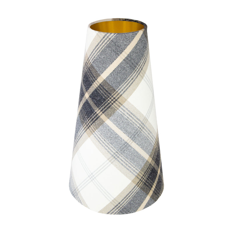 Balmoral Charcoal Tall Tapered Lampshade
