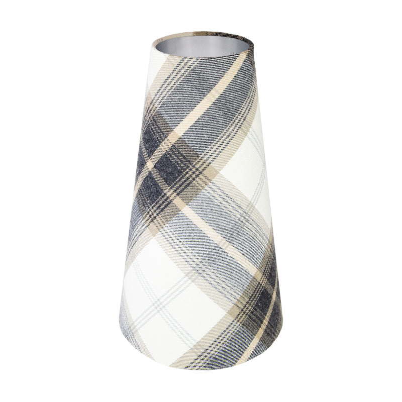 Balmoral Charcoal Tall Tapered Lampshade