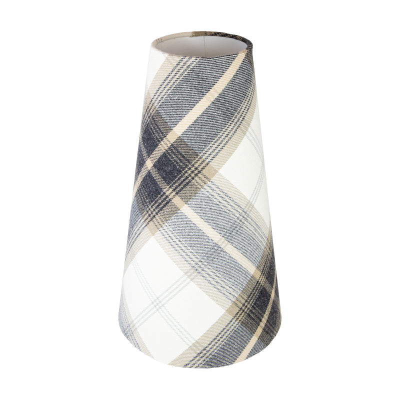 Balmoral Charcoal Tall Tapered Lampshade