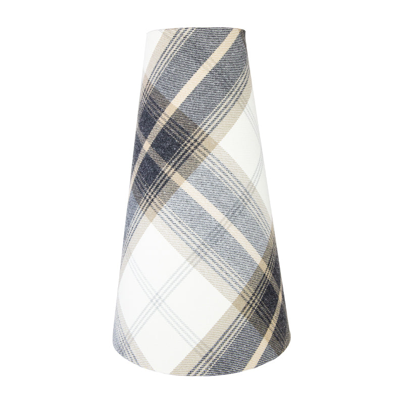 Balmoral Charcoal Tall Tapered Lampshade