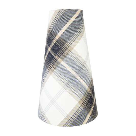 Balmoral Charcoal Tall Tapered Lampshade