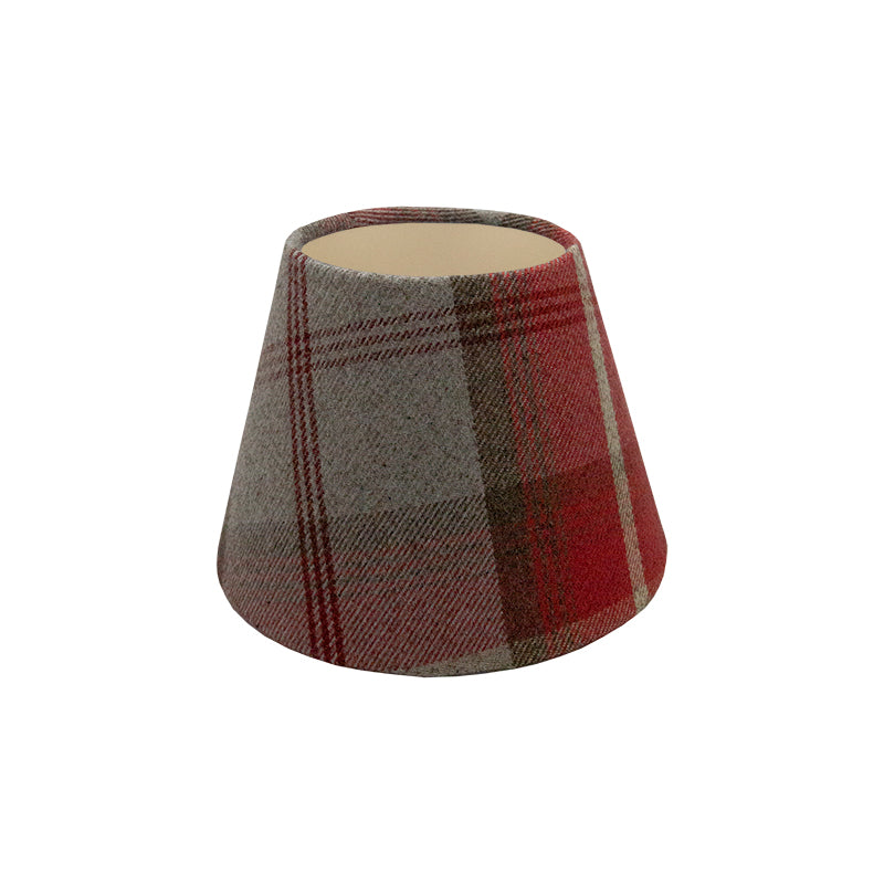 Balmoral Cherry Tartan Empire Lampshade