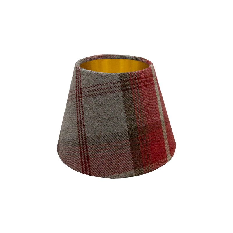 Balmoral Cherry Tartan Empire Lampshade