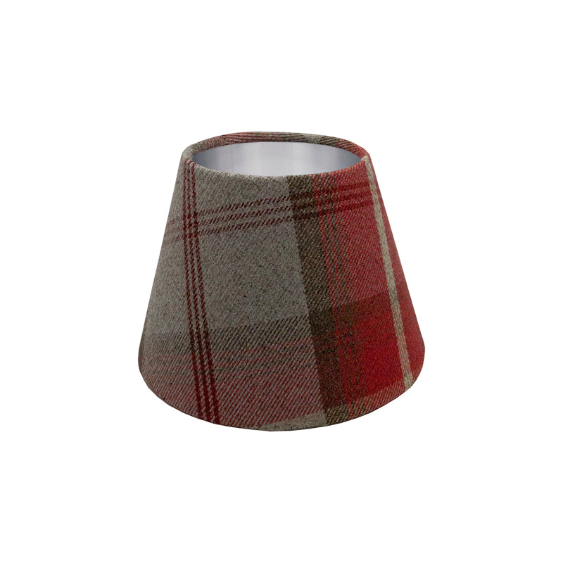 Balmoral Cherry Tartan Empire Lampshade