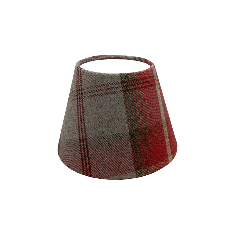 Balmoral Cherry Tartan Empire Lampshade