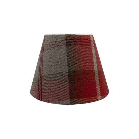 Balmoral Cherry Tartan Empire Lampshade