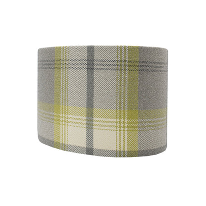 Balmoral Citrus Tartan Oval Lampshade