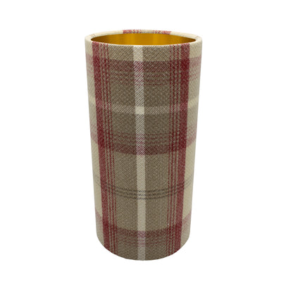 Balmoral Cranberry Tall Drum Lampshade