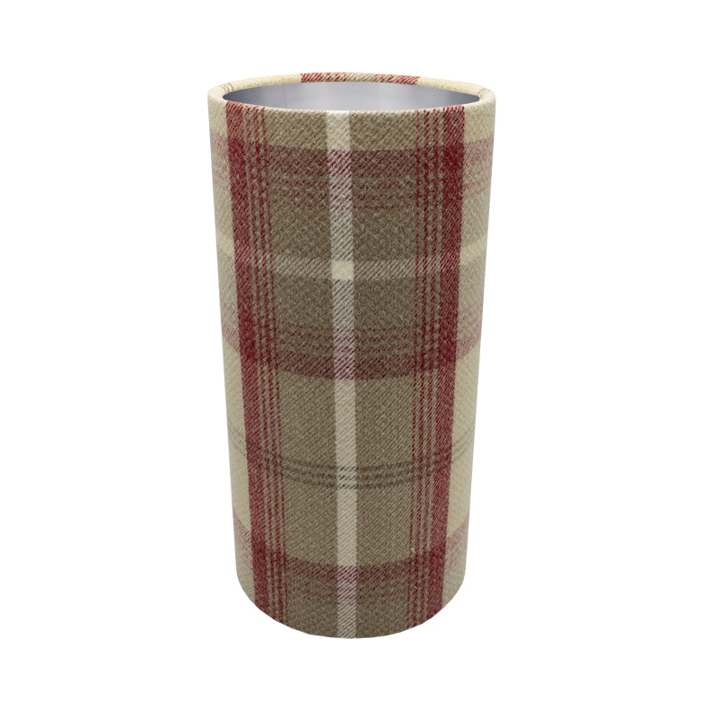 Balmoral Cranberry Tall Drum Lampshade