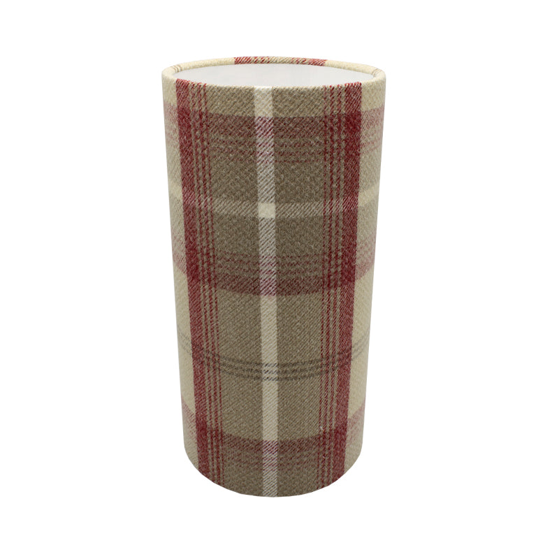 Balmoral Cranberry Tall Drum Lampshade