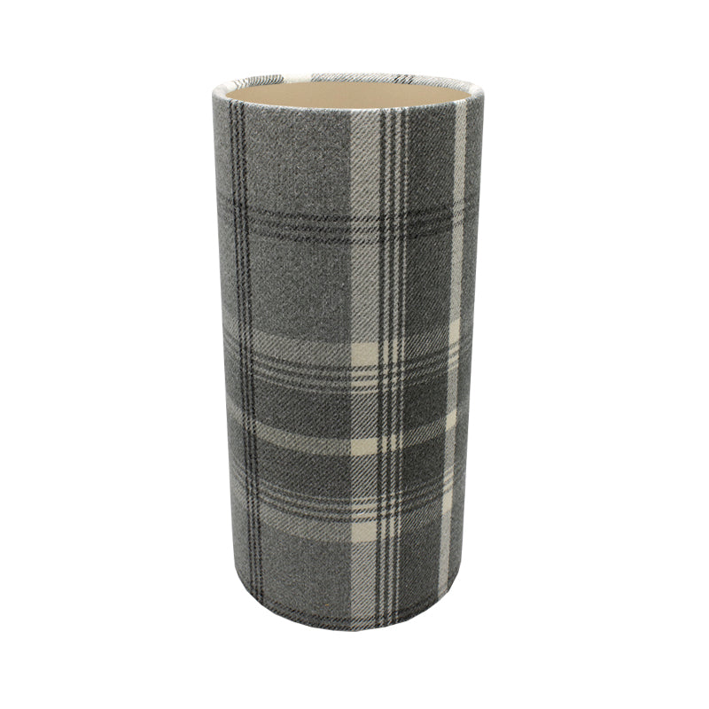 Balmoral Dove Grey Tall Drum Lampshade