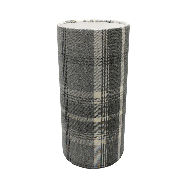 Balmoral Dove Grey Tall Drum Lampshade
