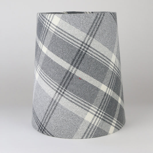 Balmoral Dove Grey Tall French Drum Lampshade