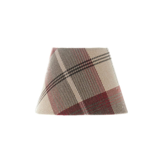 Balmoral Maroon Tartan Empire Lampshade