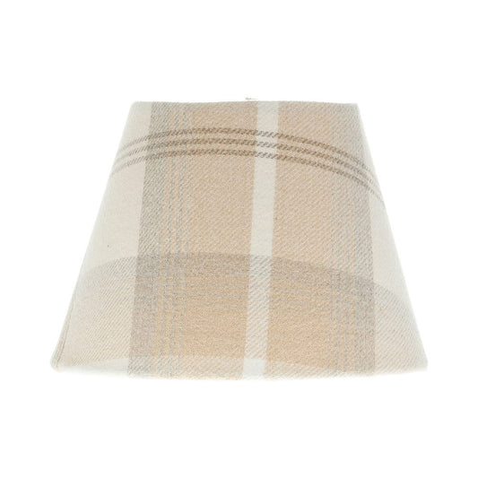 Balmoral Natural Tartan Empire Lampshade