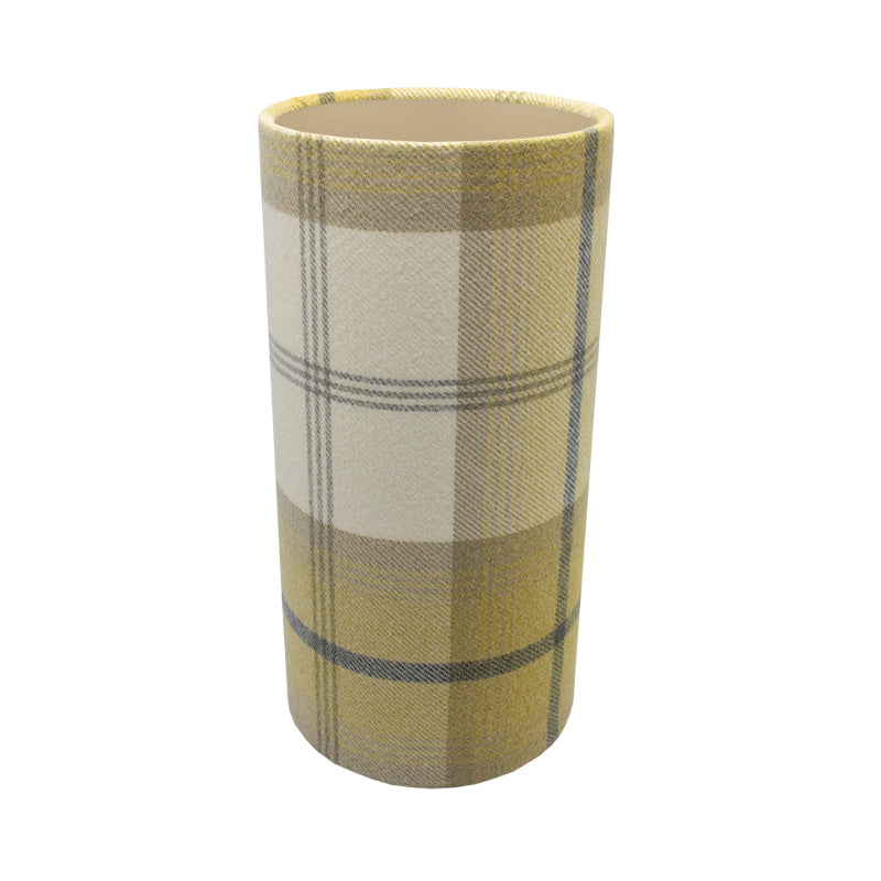 Balmoral Ochre Tall Drum Lampshade