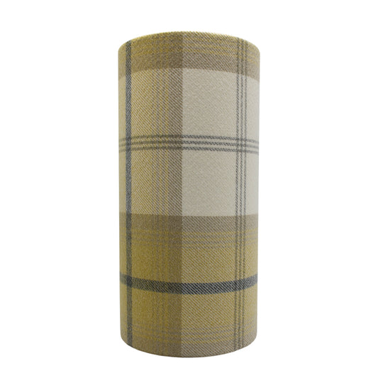 Balmoral Ochre Tall Drum Lampshade