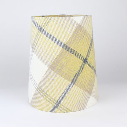 Balmoral Ochre Tall French Drum Lampshade