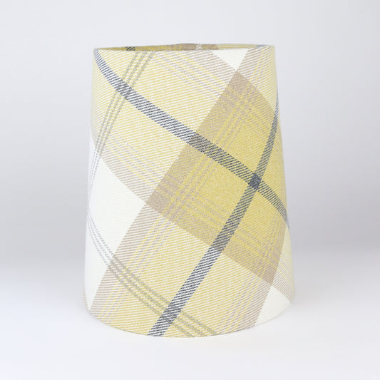 Balmoral Ochre Tall French Drum Lampshade
