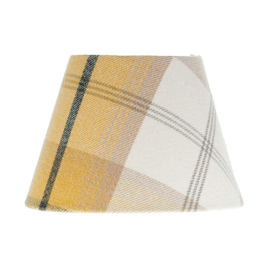 Balmoral Ochre Tartan Empire Lampshade