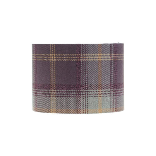 Balmoral Lavender Tartan Drum Lampshade