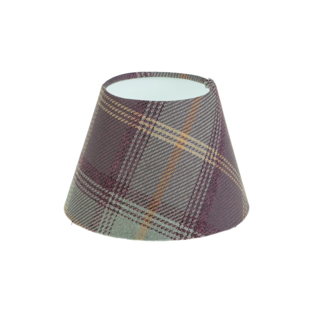 Balmoral Lavender Tartan Empire Lampshade