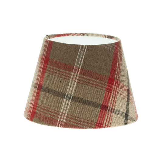 Balmoral Rosso Tartan Empire Lampshade