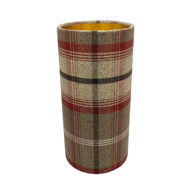 Balmoral Rosso Tall Drum Lampshade