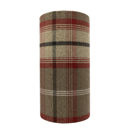 Balmoral Rosso Tall Drum Lampshade