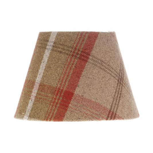 Balmoral Rust Tartan Empire Lampshade