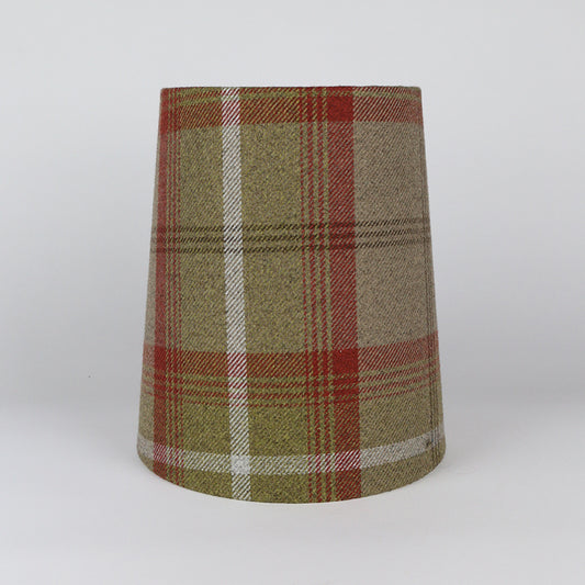 Balmoral Rust Tall French Drum Lampshade